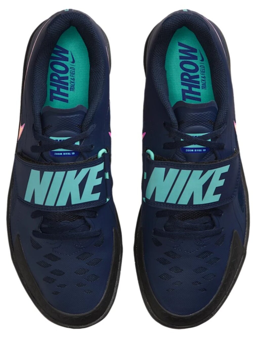 Nike Zoom Rival SD 2 Sz 10 Men Throwing Shoes Obsidian Violet Orange FZ9665-400